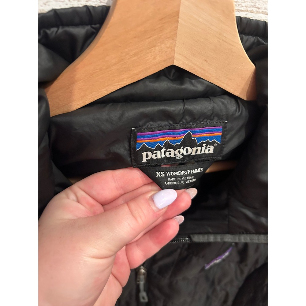 Patagonia Nano Puff Jacket Womens XS Black Full Zip Quilted Puffer 84217 - Picture 6 of 8